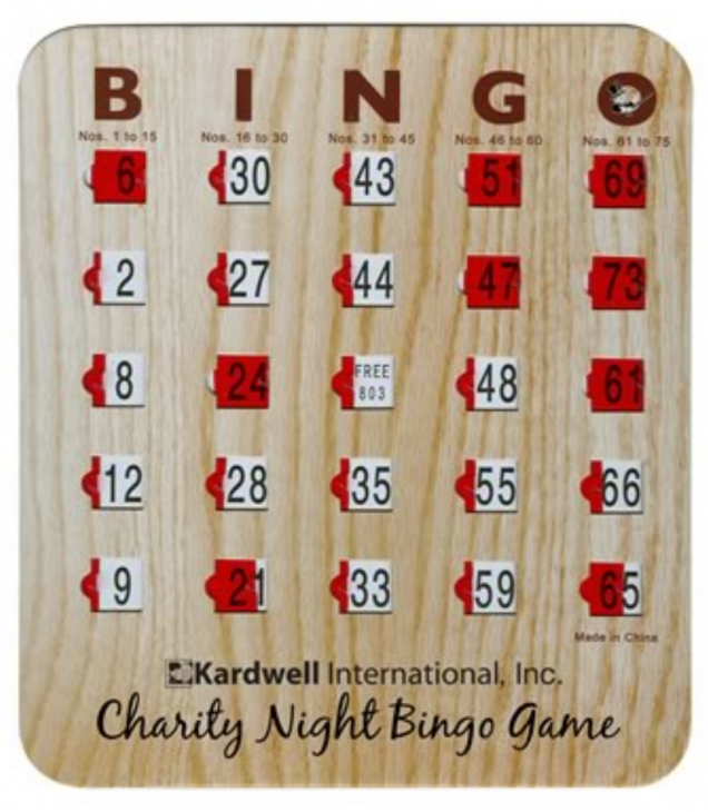 Custom Bingo Slide Cards main image
